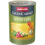 Animonda GranCarno Superfoods - пиле + спанак и малини 400г