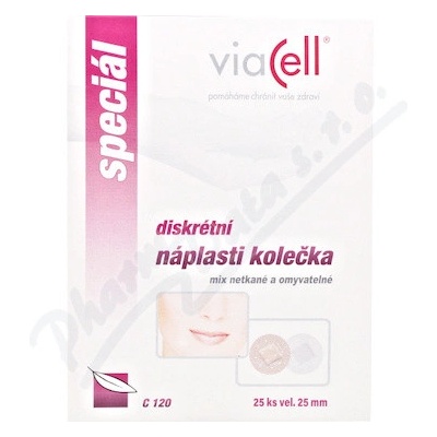 Viacell C120 náplasti kolečka 25 mm 25 ks