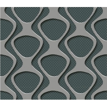 DIMEX ART s. r. o Луксозна флизелинова тапета тъмносива мембрана