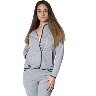 S-line ДАМСКИ ЕКИП element full zip Сив меланж/зелен елемент xs