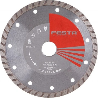 Festa Levior Kotouč diamantový 150 x 2,6 x 22,2 mm 21415