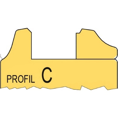 Sada nožů C pro hlavičku B-80 na dveře (profil + kontra profil)