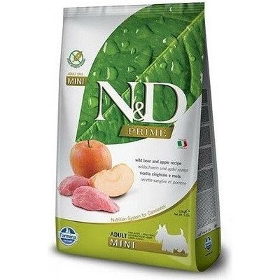 N&D Prime Dog Adult Mini Grain Free Boar & Apple 4 x 2,5 kg