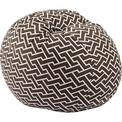 PUFRELAX Барбарон 400л. Matusalem, Zippity Brown, Перящ се калъф, Подходящ за деца, Пълнеж с микс от мемори пяна и дунапрен, Гама Premium (PUF-M-M-PT-ZIB)