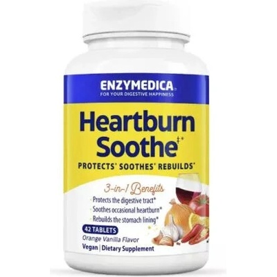 Enzymedica Heartburn Soothe 42 žvýkacích tablet
