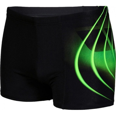 Arena Men Swim Short Placement Black/Soft Green