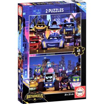 Educa Детски пъзел Educa от 2 x 48 части - Batwheels (EDU20107)