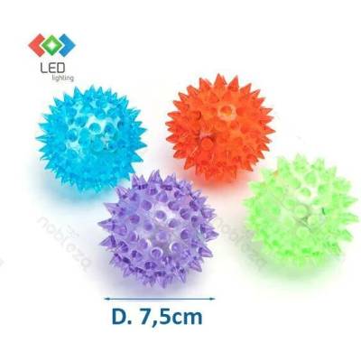 Nobleza led svítící míček 7,5 cm modrá