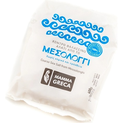 Mamma Greca hrubá morská soľ Messolonghi 400 g