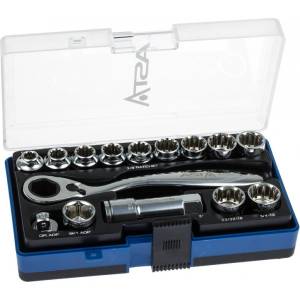 ASTA TOOLS Комплект гедоре 15 части Pro Asta A-15GOTH 02339 (A-15GOTH)