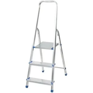 DRABEST Стълба алуминиева сертифицирана 2+1 стъпала drabest 125 кг (03090021)