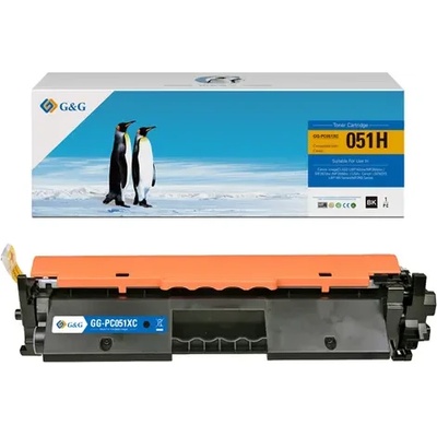 G&g - ninestar КАСЕТА ЗА CANON i-SENSYS LBP160 Series/MF260 Series - HIGH CAPACITY - 2169C002 - CRG051H (CRG-051H) - PN NT-PC051XC - G&G (100CANCRG051H)