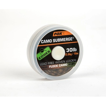 Fox šňůra Edges Submerge Fleck Camo Leader 10m 13,6kg