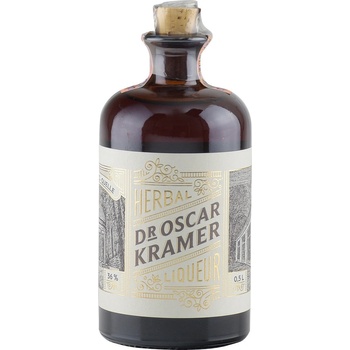 Dr. Kramer bylinný likér 36% 0,5 l (čistá fľaša)