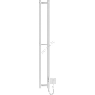 Mario Radiators Баня радиатор HF SLIM 80W/230V 117x14 см бял ъглов (MR0018)