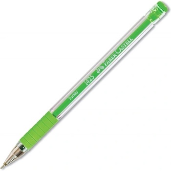 Faber-Castell Химикалка Faber-Castell 1425 Fine, 0.7 mm дебелина на писане, зелен цвят на писане, светлозелена