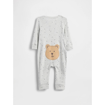 GAP Baby overal Brannan Bear Sivá