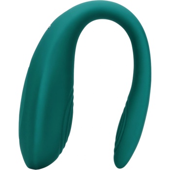 Shots Toys Loveline - акумулаторен, водоустойчив партньорски вибратор (зелен)