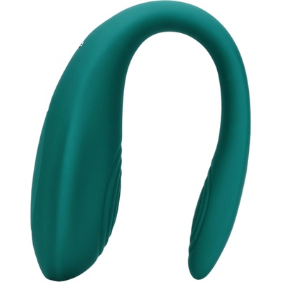 Shots Toys Loveline - акумулаторен, водоустойчив партньорски вибратор (зелен)