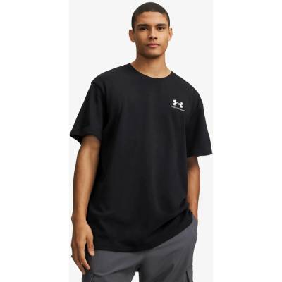 Under Armour Logo Embroidered Heavyweight SS Black White