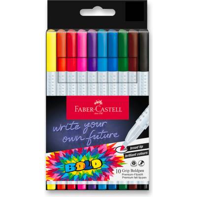 Faber-Castell Grip Boldpen 10 barev 155317
