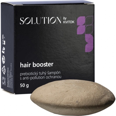 Kvitok Solution Prebiotický tuhý šampon s anti-pollution ochranou Hair Booster (50 g) – Hledejceny.cz