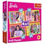 Trefl Trefl: Барби свят 4 в 1 пъзел - 35, 48, 54, 70 части