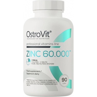 OstroVit Zinc 60.000, 90 Tablets