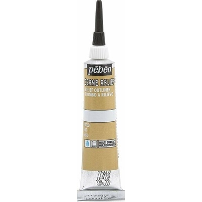 Pébéo Cerne Relief Kontura na sklo Gold 20 ml 1 ks – Zboží Dáma