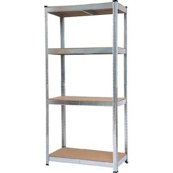 СТЕЛАЖ МЕТАЛЕН МДФ Р-ВЕ 4х100кг 172x75x30см ГАЛВАНИЗИРАН (17275304100MDGL,954521)