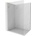 Mexen Lunar L Душ стена Walk-in лява 80 x 200 см, прозрачна 8 мм, златна - 830L-080-000-50-00-L (830L-080-000-50-00-L)