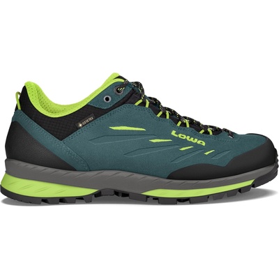 Lowa Мъжки туристически обувки Lowa Delago GTX Lo Walking boots - Petrol / Lime - размер 41 (EU) (019-1114-0212)