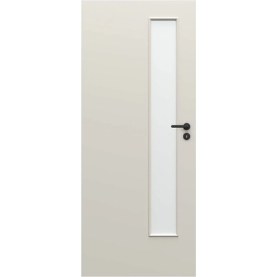 Porta doors Interiérové dveře bezfalcové, 80 L, 84 x 197 cm, fólie, levé, kašmír, prosklené SCAP0L0L08SCA0A8U0O300