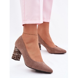 Step in style Дамски дебел ток модел 227175 Step in style