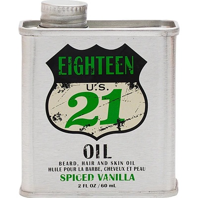 18.21 Man Made Spiced Vanilla Oil olej na pleť, vlasy a bradu pre mužov 60 ml
