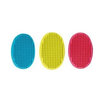 Trixie hrebeň ovál gumový na ruku 8 x 13 cm