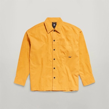 Image 1 of G Star Риза с дълъг ръкав G Star Men's G-Star Cotton Long Sleeve Overshirt - Dull Ylw