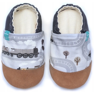 Detské barefoot ové papuče do vlakov TITOT Train