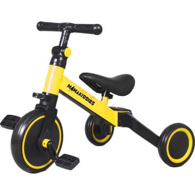 Mama Kiddies Ethan MultiTrike 2v1 prerobiteľná na v žltej