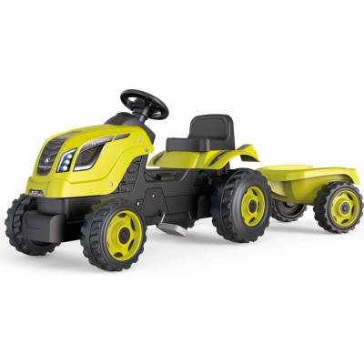 Smoby Traktor na šlapání a přívěs Farmer XL GreenTractor Trailer Smoby zelený