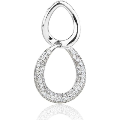 Jan Kos jewellery Stříbrný přívěsek s bílým zirkonem MHT 790