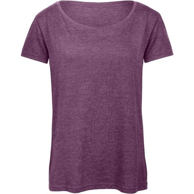 B&C Triblend /women Dámske tričko fialová heather