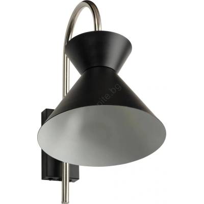 OSRAM - Настенна лампа DECOR WAIST 1xE27/40W/230V черна (P227613)