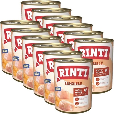 Rinti Adult Sensible kura & mrkva 12 x 800 g
