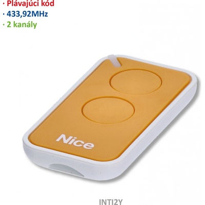 Vysielač ERA 2-kanálový, 433MHz, plávajúci kód, žltý
