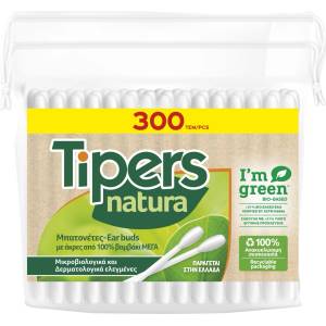  Tipers клечки за почистване на уши, 300броя