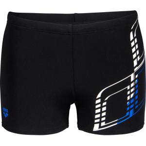 arena Мъжки бански слипове Arena Graphic Swim Short Swim brief - Black / Royal - размер 5 (DE) (050-2236-0113)