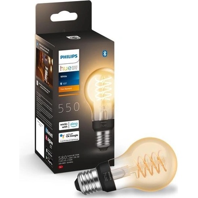 Philips LED Stmievateľná žiarovka Philips Hue WHITE FILAMENT A60 E27/7W/230V 2100K P5180