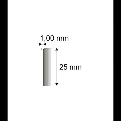 Truhlářské Brady Narex 12/25 (18G) - 1 x 25 mm kusů v balení 1000