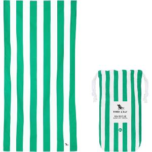 Dock & Bay Плажна кърпа бързосъхнеща, 90 x 200 см, зелен (TOWLB-CAB-XL-GREEN-R)